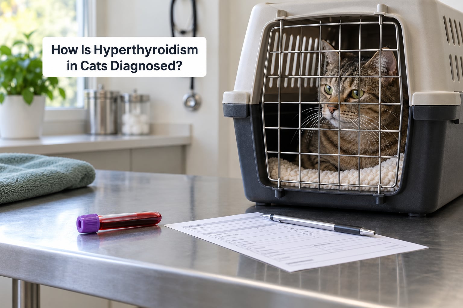 How Is Hyperthyroidism in Cats Diagnosed?