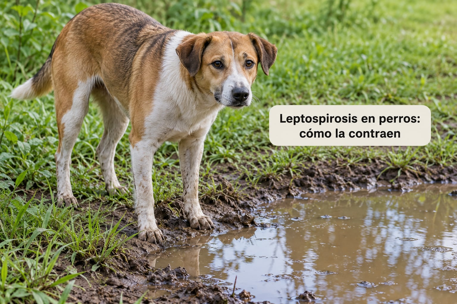 Leptospirosis en perros: cómo la contraen