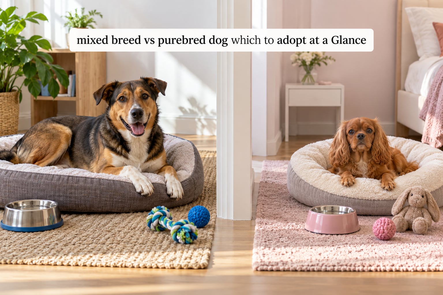 mixed breed vs purebred dog which to adopt at a Glance