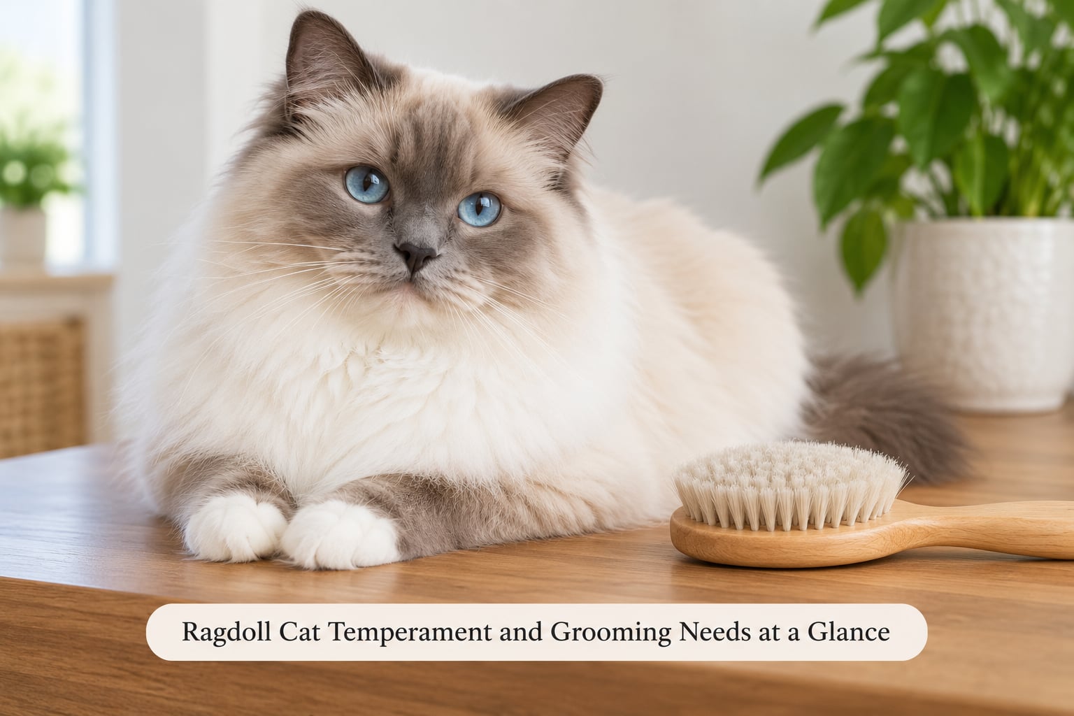 Ragdoll Cat Temperament and Grooming Needs at a Glance