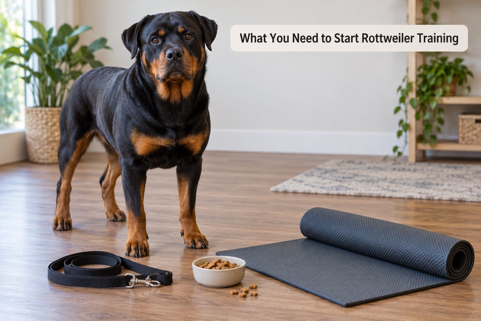 What You Need to Start Rottweiler Training
