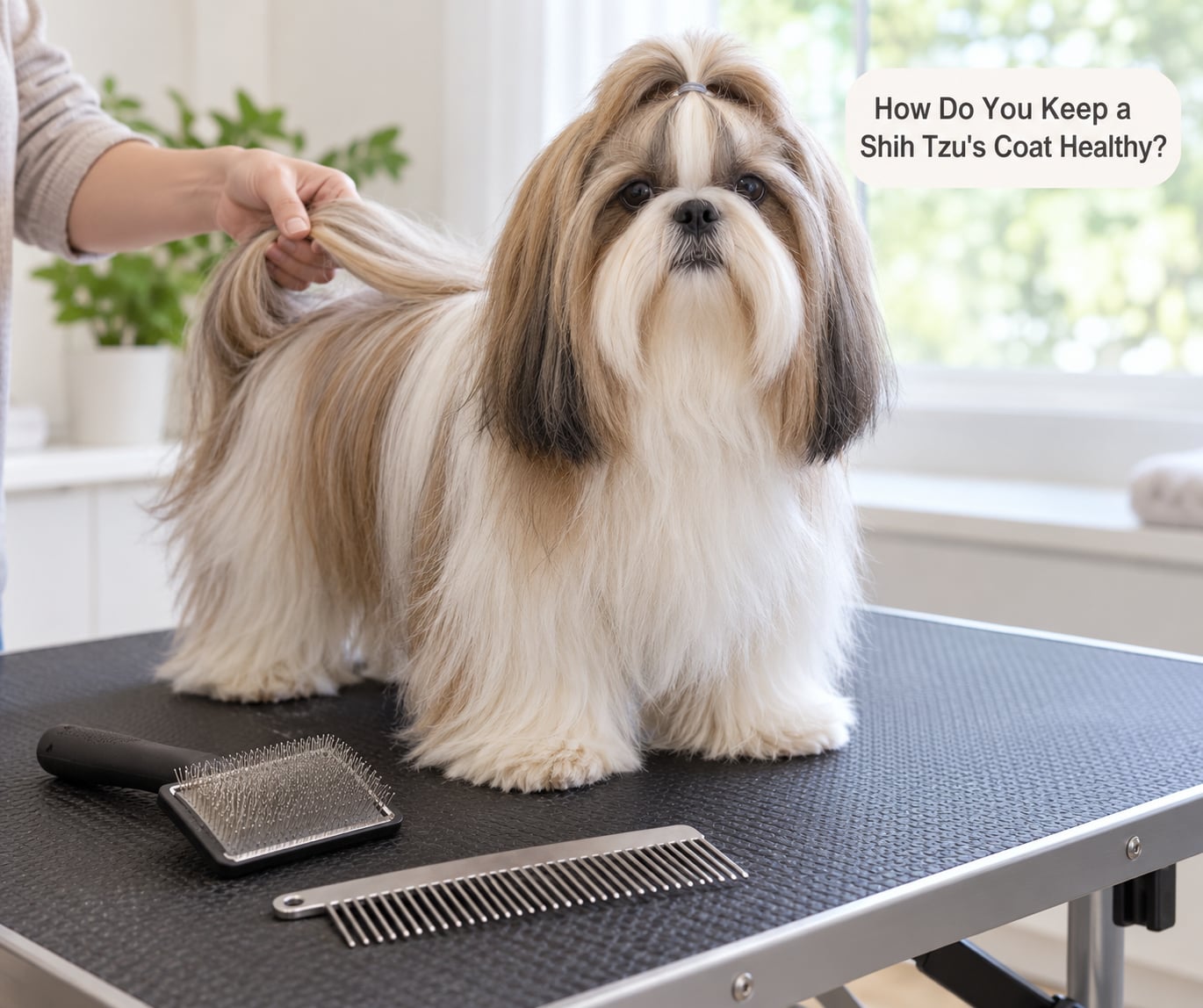 How Do You Keep a Shih Tzu's Coat Healthy?