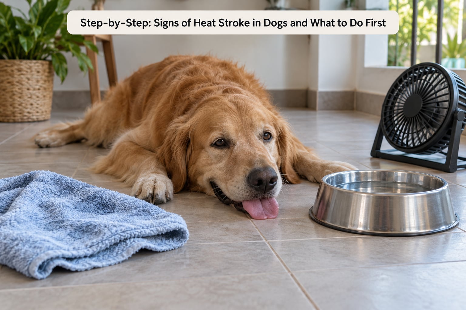 Step-by-Step: Signs of Heat Stroke in Dogs and What to Do First