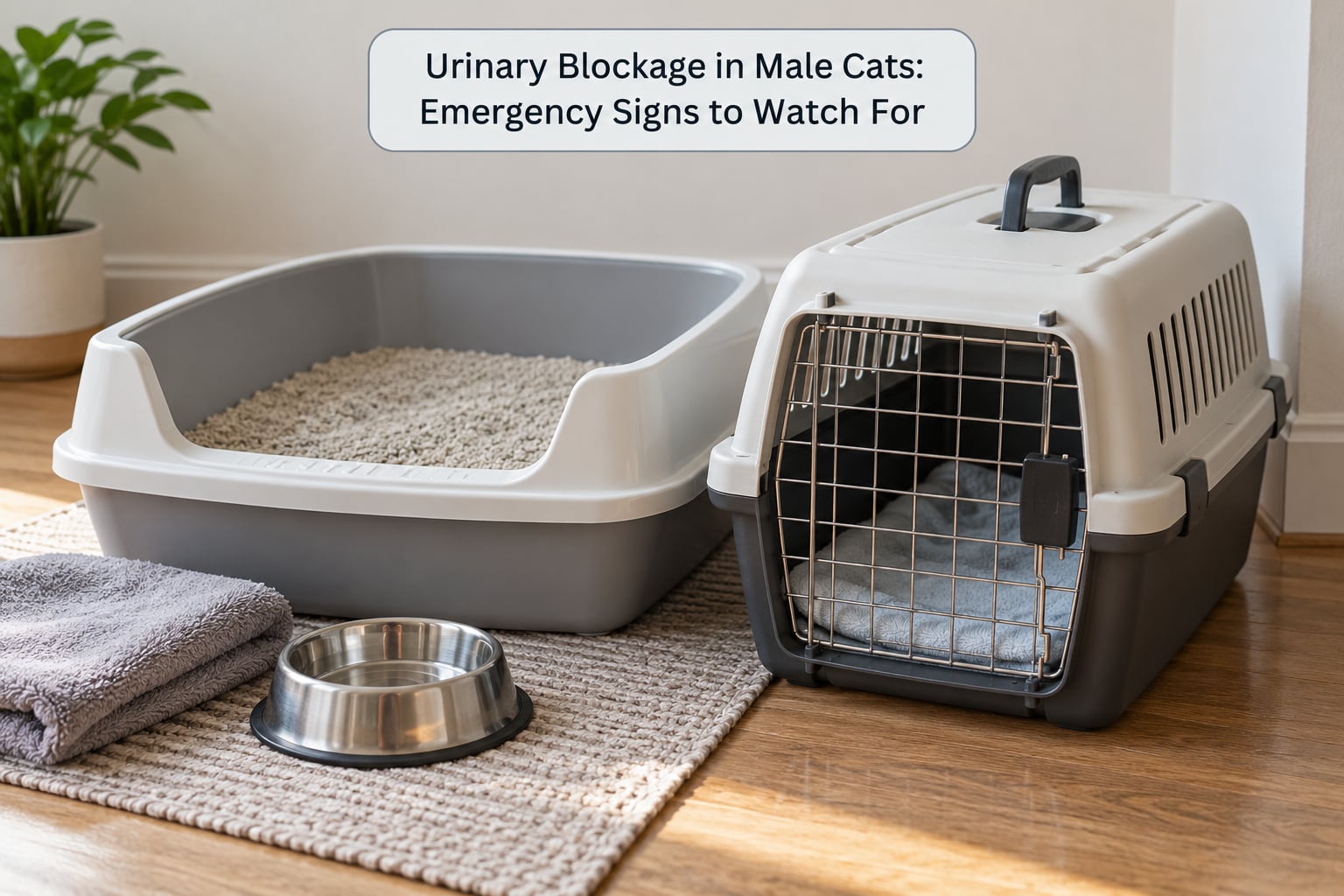 Urinary Blockage in Male Cats: Emergency Signs to Watch For