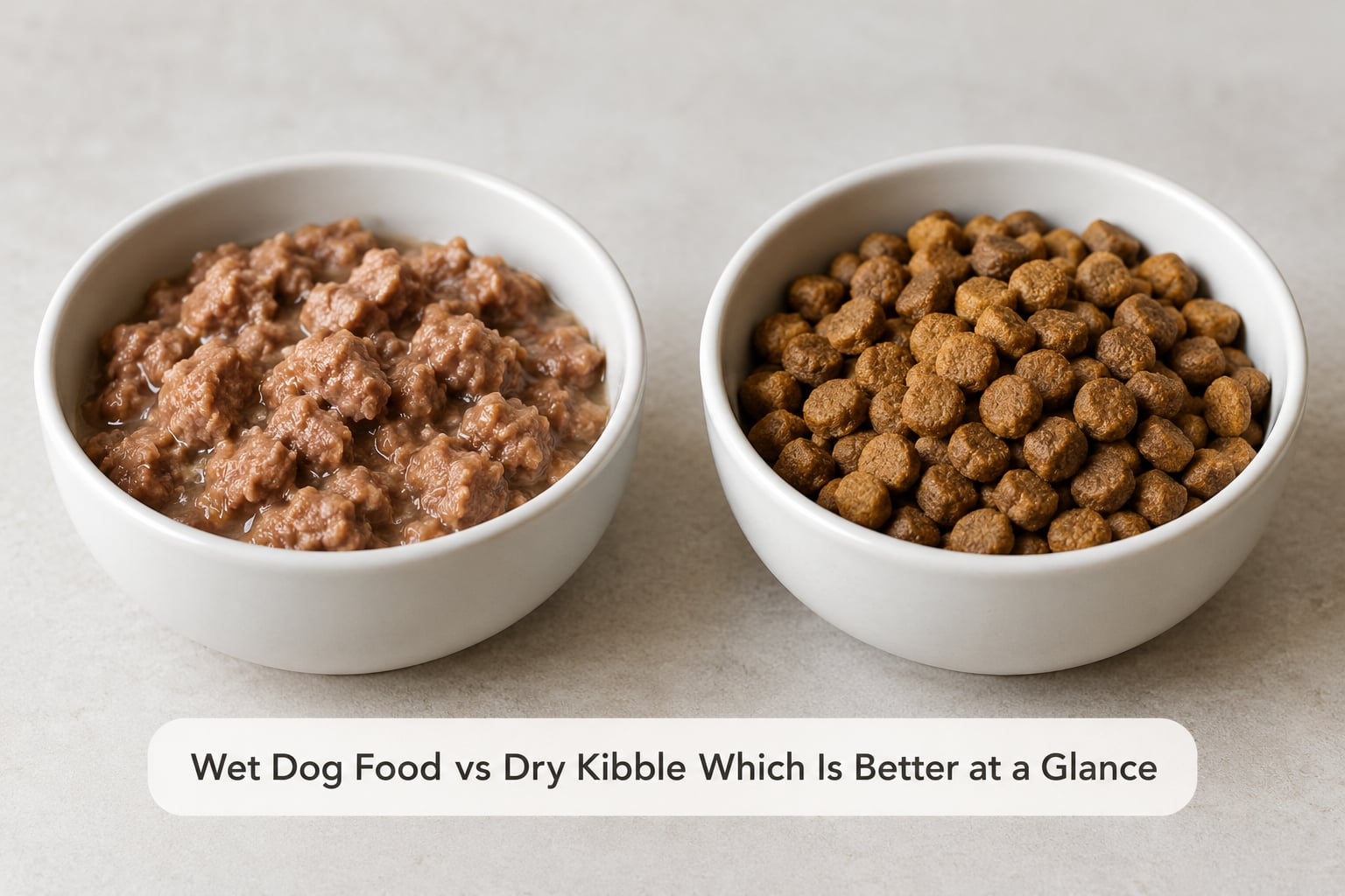 Wet Dog Food vs Dry Kibble Which Is Better at a Glance
