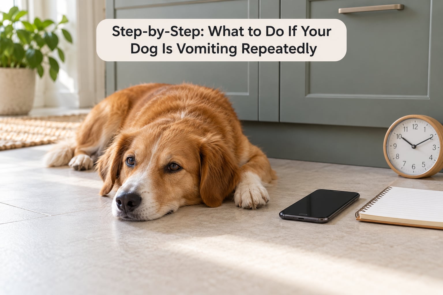 Step-by-Step: What to Do If Your Dog Is Vomiting Repeatedly