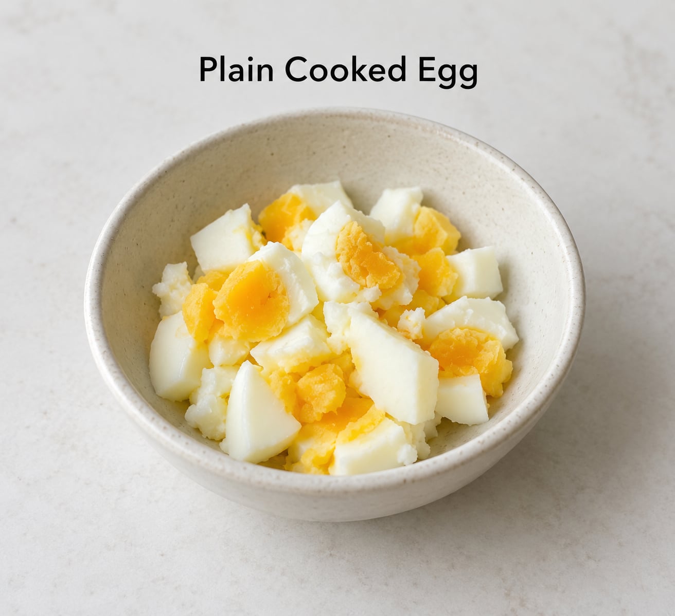 Plain Cooked Egg