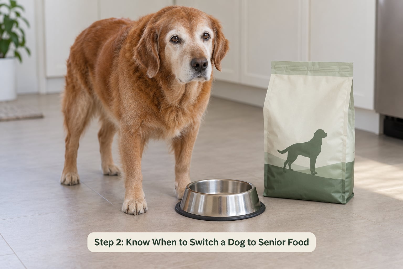Step 2: Know When to Switch a Dog to Senior Food