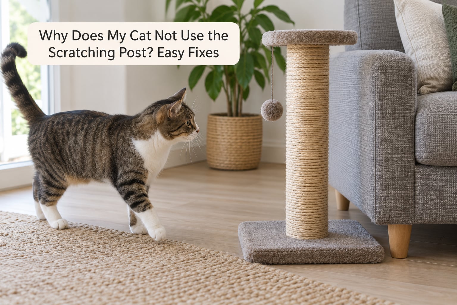 Why Does My Cat Not Use the Scratching Post? Easy Fixes