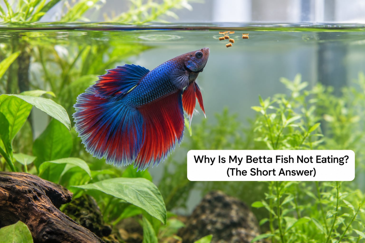 Why Is My Betta Fish Not Eating? (The Short Answer)