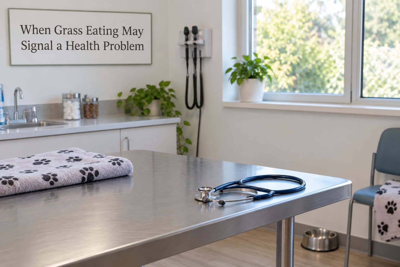 When Grass Eating May Signal a Health Problem